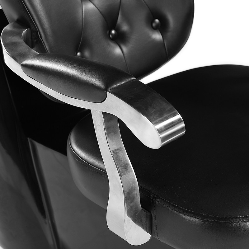 Black Shampoo Chair With Backwash Device Suitable for Hair Salons